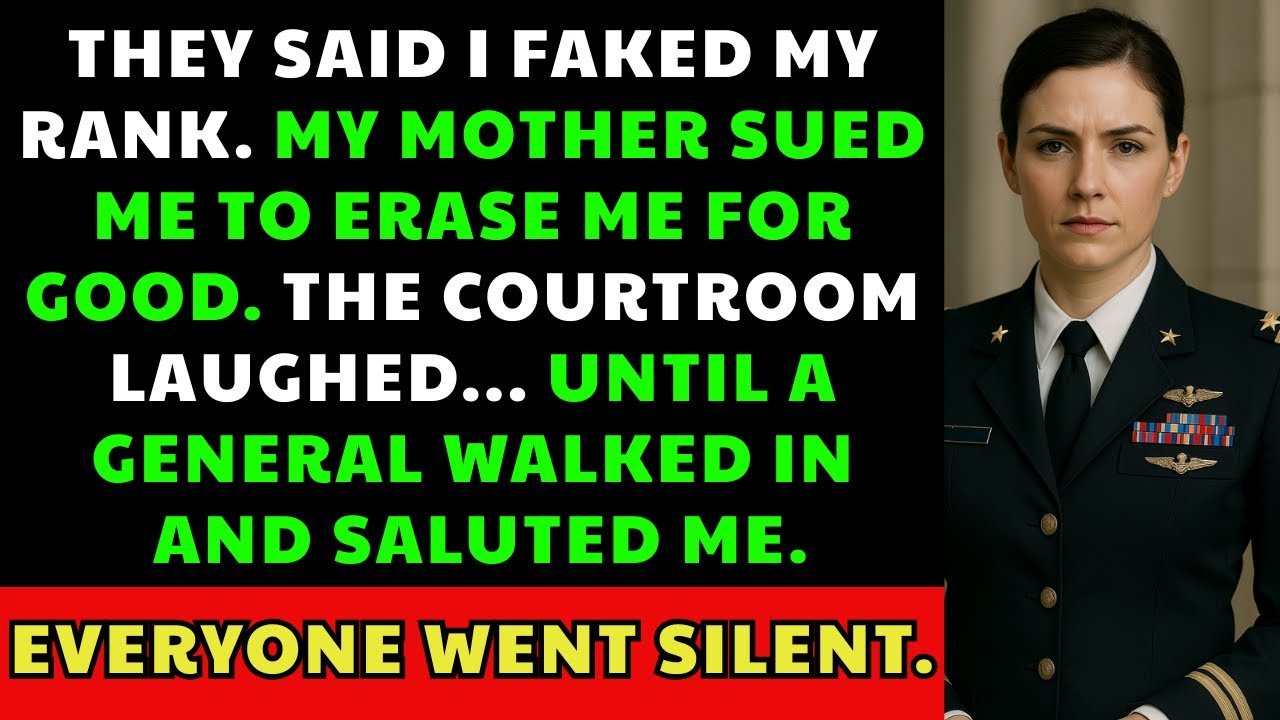 Моя семья подала на меня в суд за ложь о моем звании – а потом вошел четырехзвездочный генерал и ...