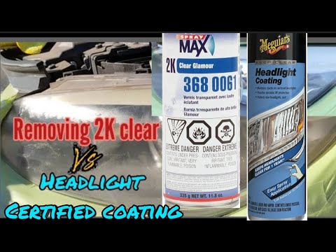 Using Clear Coat On Headlights