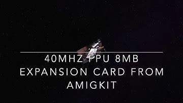 Amigakit Amiga 1200 8mb ram card w 40mhz fpu