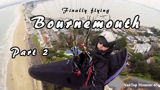 Paragliding: Finally flying Bournemouth, part2