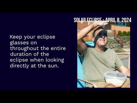 How to safeguard your sight on Total Solar Eclipse 2024? | Regional Eye Center