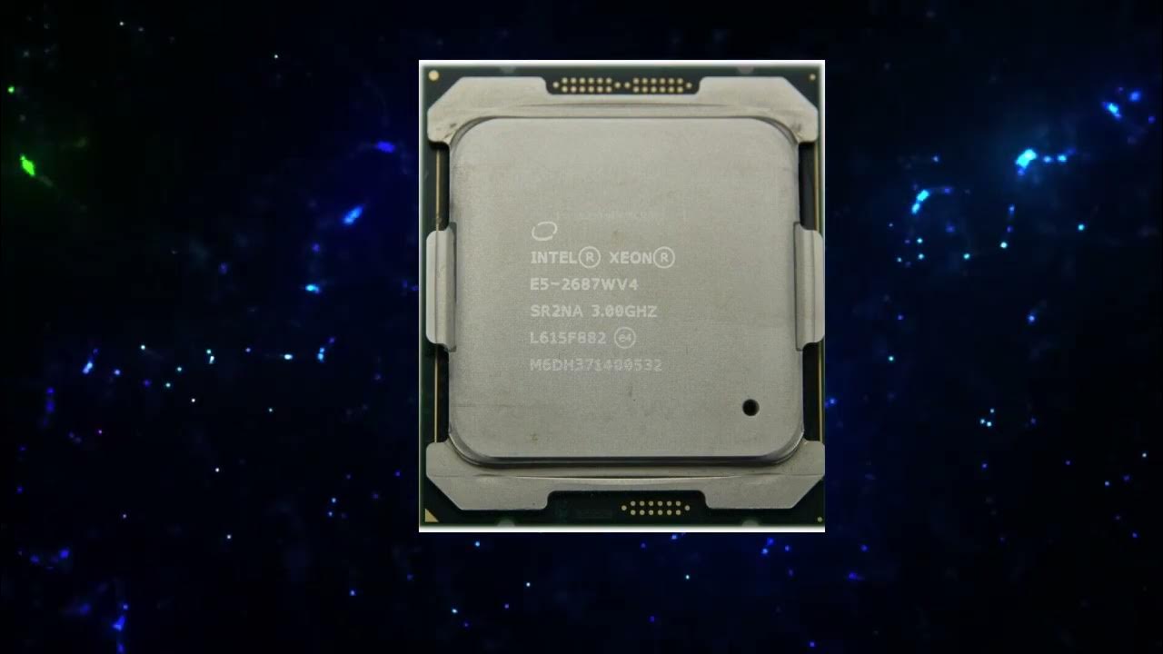 Intel Xeon E5 2687W v4 - YouTube