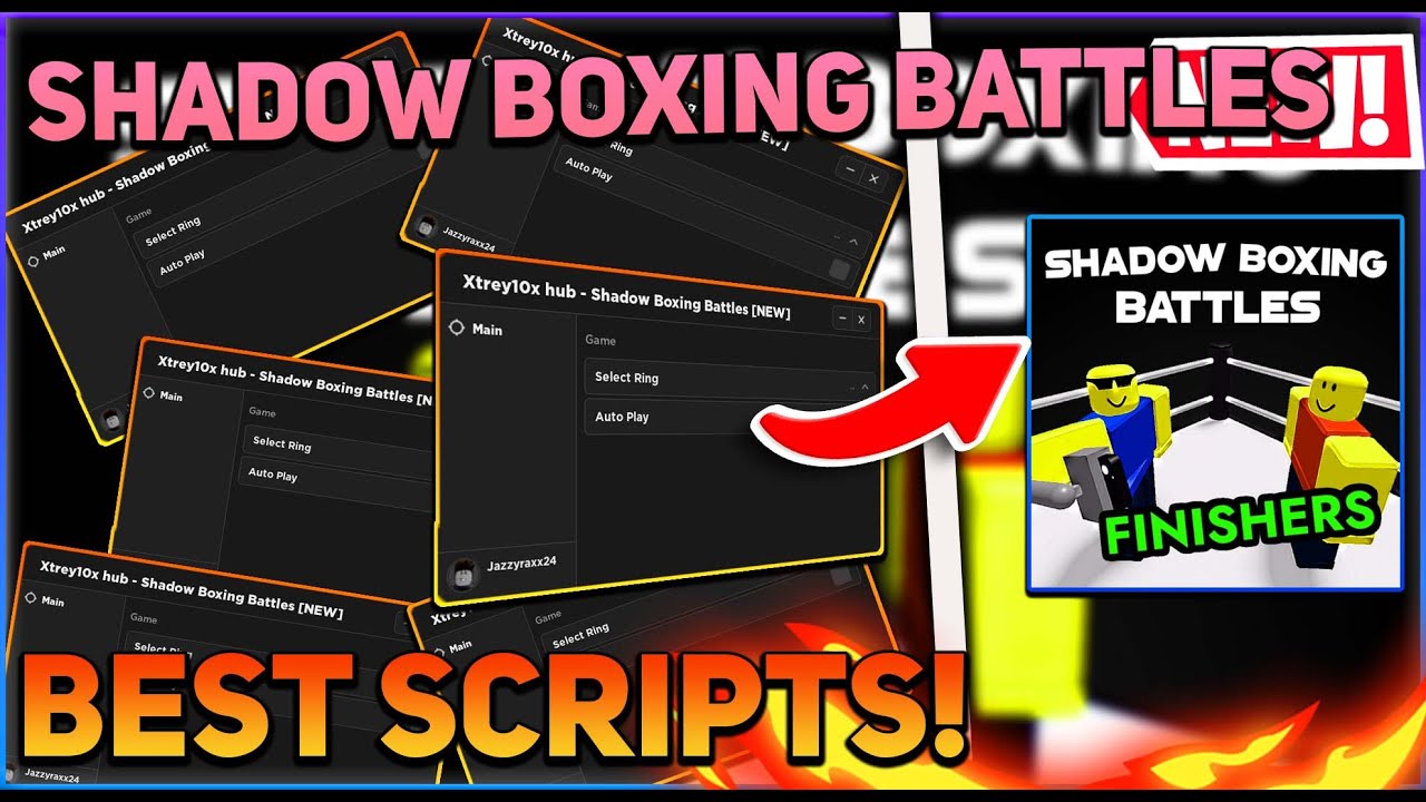 Roblox Script - Shadow Boxing Battles, xtrey10x Hub