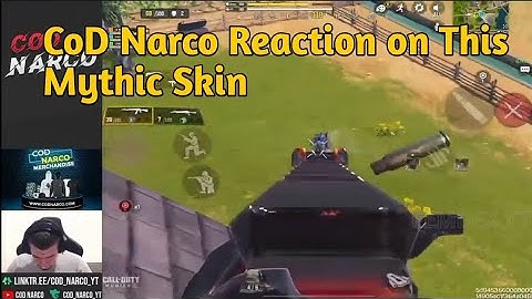 CoD Narco Reaction On Best Skin Of CoD Mobile History | CoD Narco Reaction On This Mythic Skin