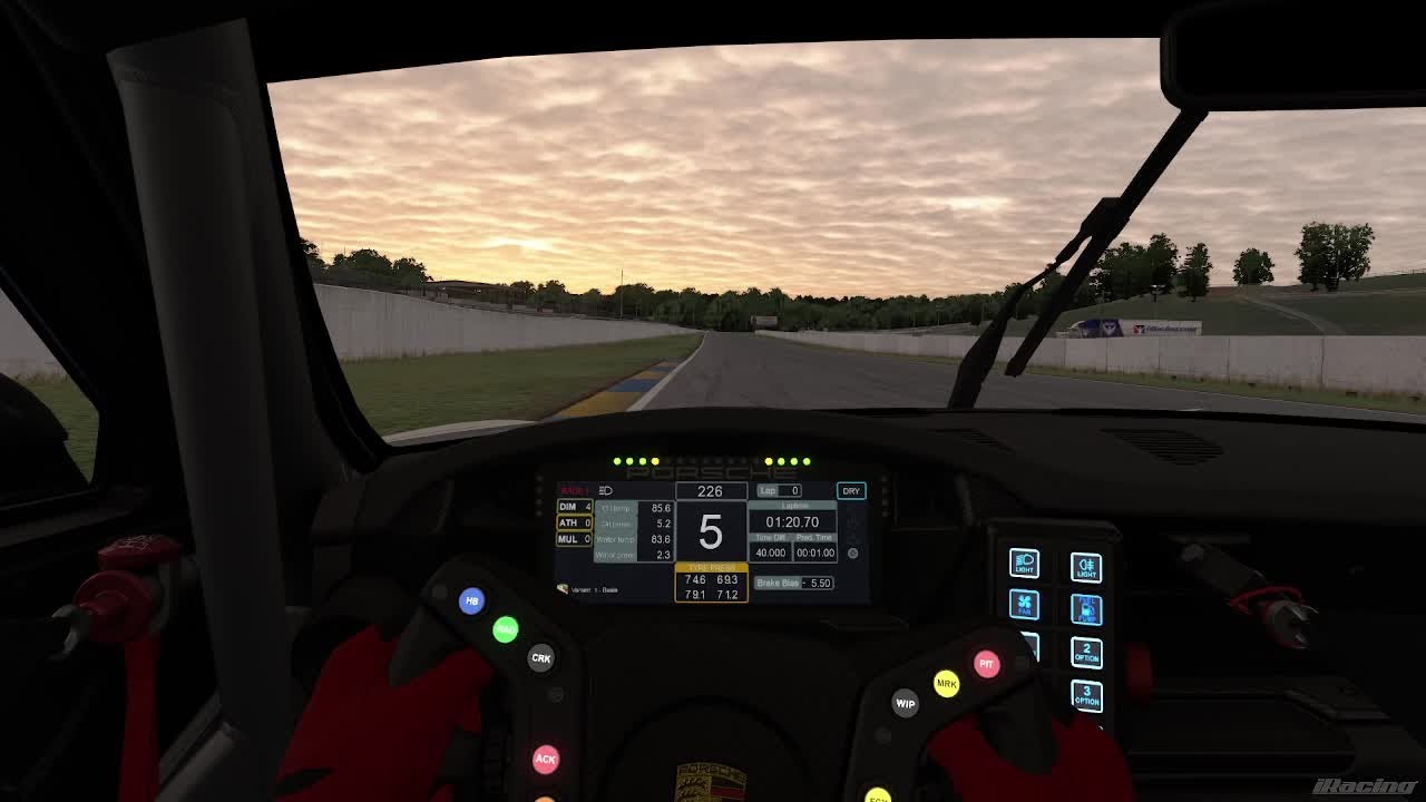 iRacing Road Atlanta - Full Porsche 911 Cup (992.1) (Dry) Track Guide (Hotlap + Telemetry)