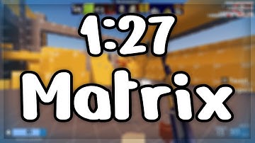 1:27 Matrix Speedrun In Roblox Arsenal...