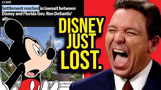 Disney LOSES Florida Battle! SETTLES with DeSantis!
