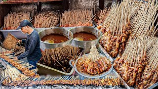 EDAN !! 4000 TUSUK SATE SEJAM LUDES,BAKARAN SATE TERPANJANG 2 METER - SATE AYAM CAK CHOLIS CEPU
