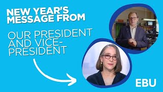 New Year’s message from our President, Delphine Ernotte-Cunci, and Vice-President, Petr Dvořák
