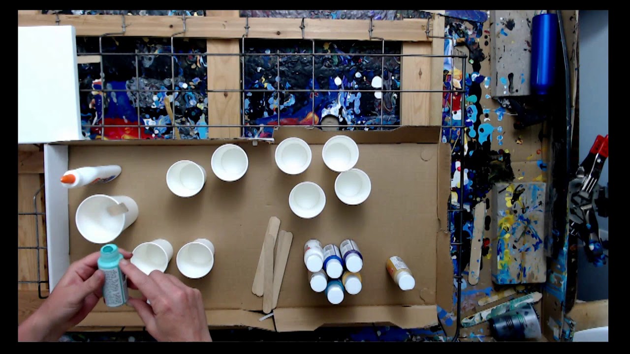 The Pour Paint Kit #2- how to make glue pouring medium & more-EASY ...
