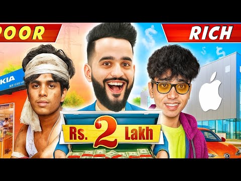 Poor boy | and 🤑 rich boy 200000₹ 60 minutes challenge 