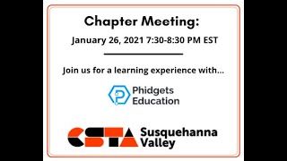January 2022 - Chapter Meeting - Phidgets