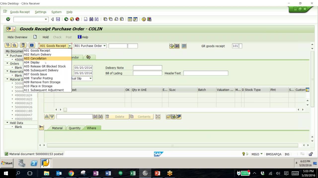 Sap Purchase Order Process Flow Chart