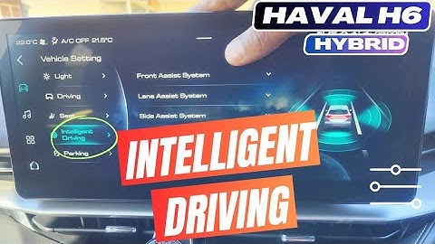 Intelligent Driving Setting in Haval H6