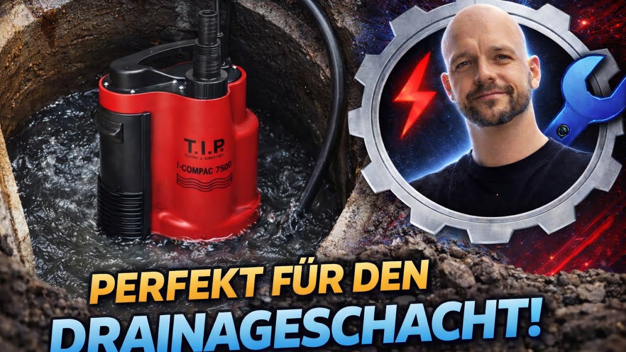 T.I.P. Drainage-Tauchpumpe Taugt die was 🤷‍♂️