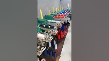 Interesting machine！Factory thread winding machine  #factory #youtube #machine #money #machinery