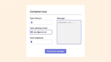 Comment créer un formulaire de contact en HTML ?