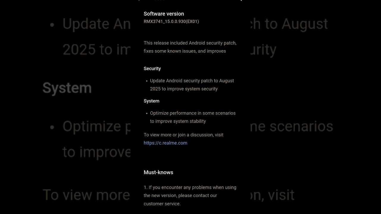 realme 11 pro plus 5G new update september RMX3741_15.0.0.930 
