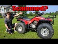 Will a 1986 Honda Fourtrax 350 4x4 ATV Start Again? π