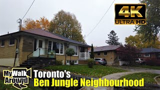 Gloomy Toronto rain walk in Torontos Ben Jungle neighbourhood October 30 2021 (4k video)
Hi guys! This is a Toronto rain walk filmed on October 30 2021 in the Toronto neighbourhood of Ben Jungle. It was a dreary, overcast, rainy day and not a single moment of sunshine :(
Still, it was time to get outside and go for a walk and get some exercise, so I chose to explore a nieghbourhood and residential streets that I hadnt been on before.
Of course, I know Cedarbrae Mall, and streets like Lawrence and Bellamy Rd, but other residential streets in this walk were brand new to me.
Thanks for joining me on my walk around, and I hope you enjoy!
TIMESTAMP
00:30 - Chihuahua dog in the car! Lets start outside the Cedarbrae mall !
4:00 - West on Lawrence Ave and info about the TTC cyber attack!
5:20 - overlooking the parking area by No Frills
5:50 - JYSK store? Never seen it before
7:10 - South on Greencedar circuit
8:25 - west on Crusader St
9:20 - South on Orville St
10:30 - west on EastPark Blvd
11:40 - Bellamy Rd
13:04 - North on Bellamy Rd
13:36 - Thats NOT a halloween decoration!
16:00 - Lawrence Ave and Bellamy Rd
18:20 - East on Indian Mound Crescent
21:35 - checking out the Iroquois Prayer monument
22:40 - East on Rochman Blvd
30:20 - South on Abbeville Rd
33:40 - west on Six Nations Ave
33:50 - House SOLD!
38:10 - west on Greenbrae Circuit
40:00 - Touring inside Cedarbrae Mall Gloomy Toronto rain walk in Torontos Ben Jungle neighbourhood October 30 2021 (4k video)