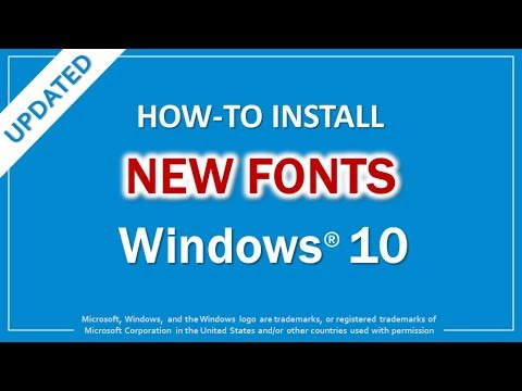 Windows 10にフォントをインストールする方法（更新）