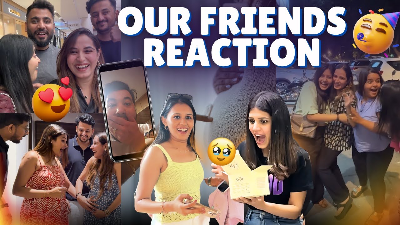 Our FRIENDS Reaction to PREGNANCY! 😍