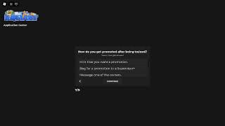 RoMart Corporation Job Interview Application/ Quiz Answers 2025 [ROBLOX] screenshot 4