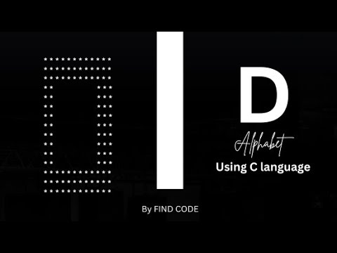 Alphabet D in