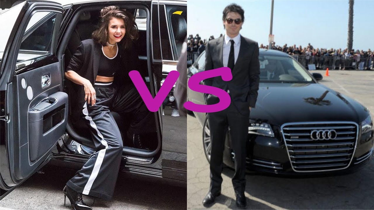 Nina dobrev cars vs Ian somehalder cars (2018)