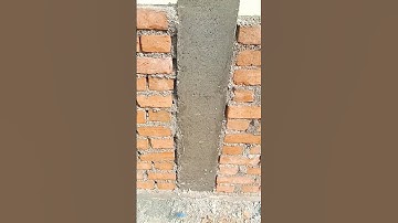 Wrong technique of brick work at site 🔥🔥 #engineer #sitework #supervisor #shorts