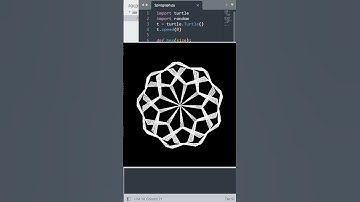 Spirograph design with python turtle 🐢