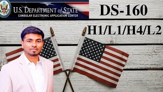 DS-160 💯 for New H1/L1/H4/L2 USA📣  ✔︎✅(English 2022)