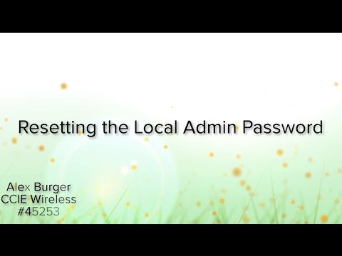 Cisco ISE Local Admin Password Reset