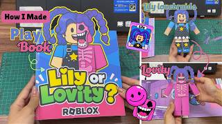 Tutorial 💜 DIY Paper Craft: Turning Lily Lovebraids into Lovity 💖 | Animal Hospital Paper Game Book