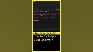 🔥 How to Fix "Running Scripts is Disabled" in PowerShell | ReactJS Tutorial For Beginners in Telugu