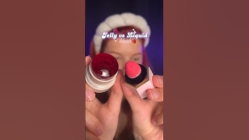 Viral Sheglam blush! Liquid VS Jelly! 🎀🍧 #makeup #sheglam Shades: On point and Coucou