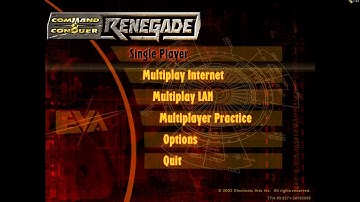 C&C Renegade Menu Animation Looping for 3 minutes w/Music