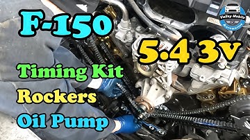 Ford F150 5.4 2004-2010 Distributieketting, nokkenasveren, rolvolgers en oliepomp vervangen