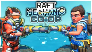 RAFT Adventures Are More FUN With FRIENDS! (Scrap Mechanic Raft Co-op Ep. 1)