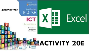 IGCSE ICT |Activity 20 E| Data analysis|Information communication technology|Coding Tricks by swetha