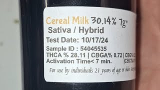 Cereal Milk thca and why I like Flame Train CBD the best #subscribe #like