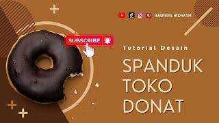 Tutorial Desain Spanduk Toko Donat di Canva 🍩🔥 [WAJIB SAVE]⁣⁣⁣