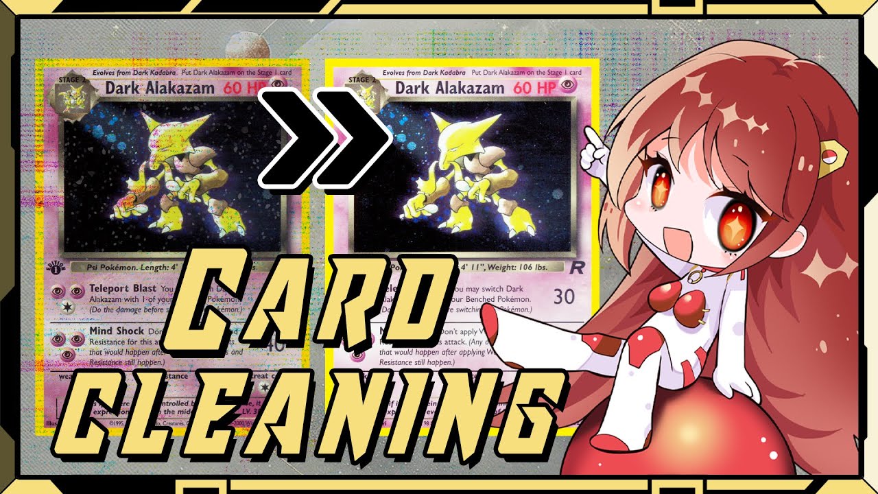 Dark Alakazam: Team Rocket | Pokmon Card Cleaning