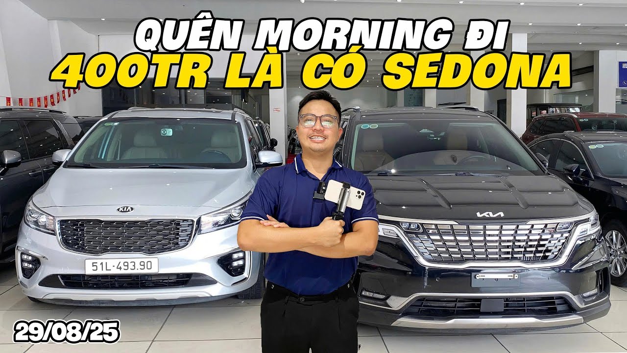 400 TRIỆU NÊN MUA SEDONA CŨ HAY KIA MORNING MỚI?