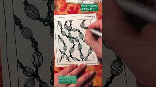 Download Lagu Orb and bale garland with charcoal coloring 🥰✍️🍁garland Zentangle® with tangle time MP3