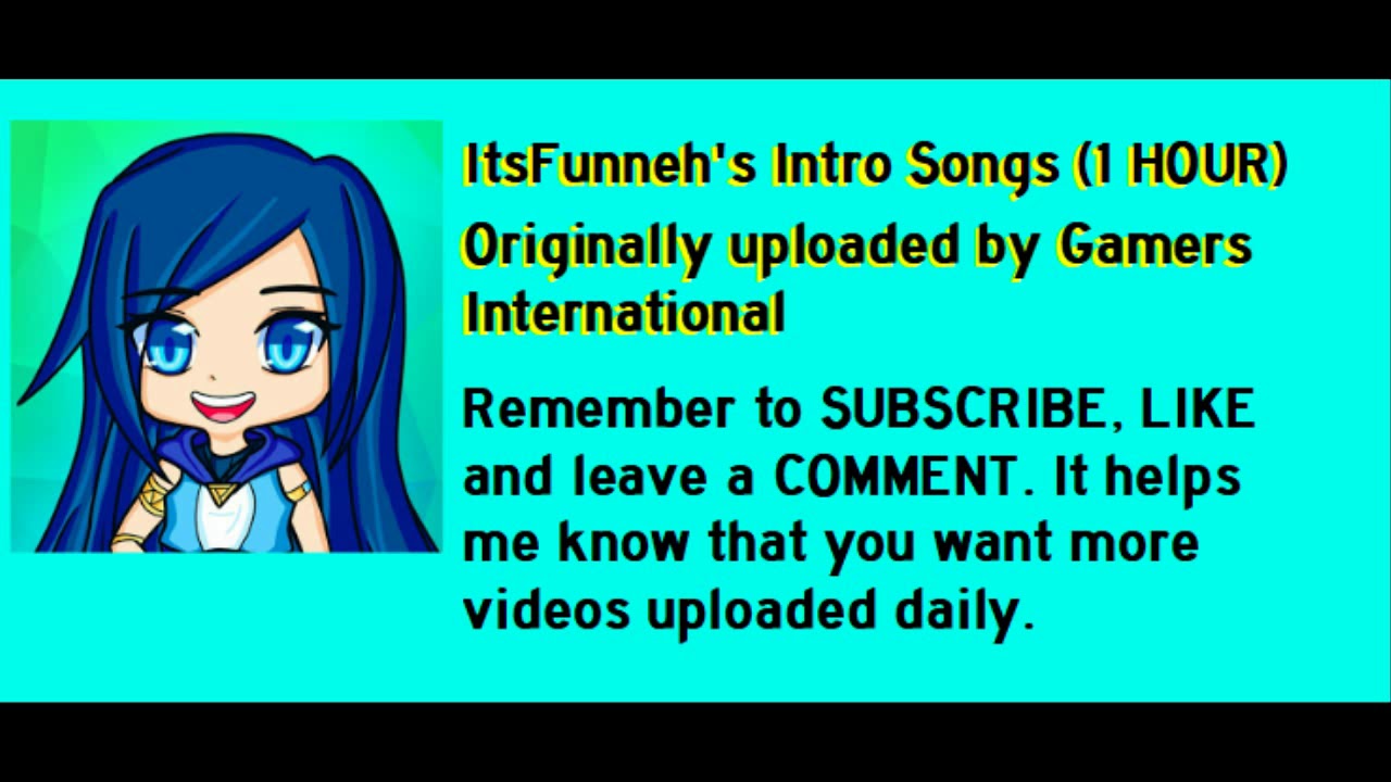 Itsfunneh S Intro Song 1 Hour Edition Youtube - music code for roblox by ly thao