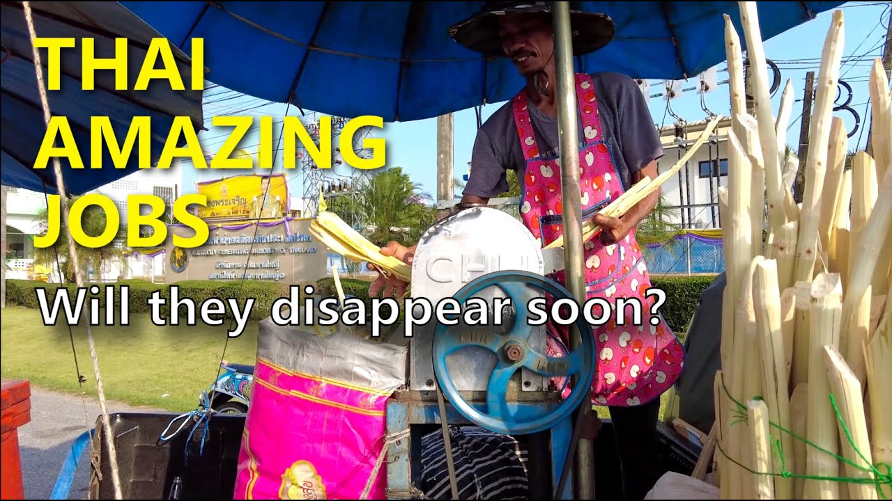 🇹🇭 THAI AMAZING JOBS THAT COULD DISAPPEAR SOON ? อาชีพสุดเจ๋งของคนไทย ที่อาจจะหายไปในเร็วๆ นี้ ?