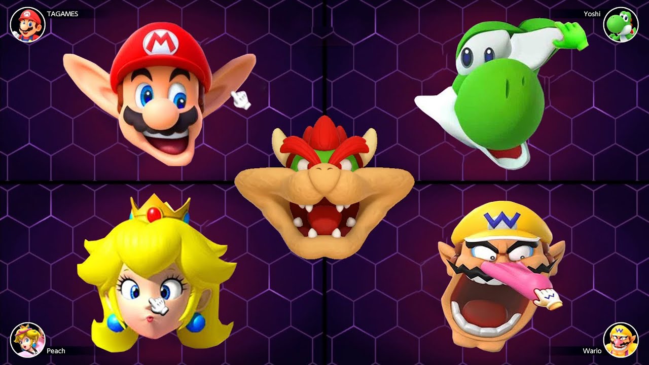 [マリオパーティ スーパースターズ] マリオ vs ヨッシー vs ピーチ vs ワリオ (COM アルティメットマスター)