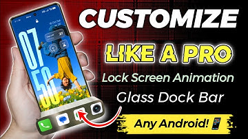 Turn Your Old Android Into New UI ✨ Lock Screen, Home Screen & Liquid Glass Dock Style!