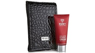 Ruby Crystal Nail Care Kit with Hydrating Hand Cream